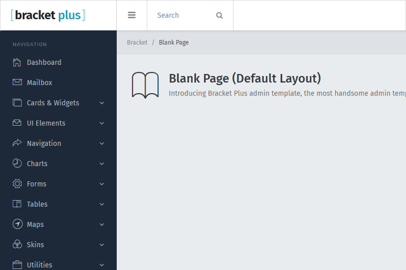 Bracket Plus Responsive Bootstrap 4 Admin Template